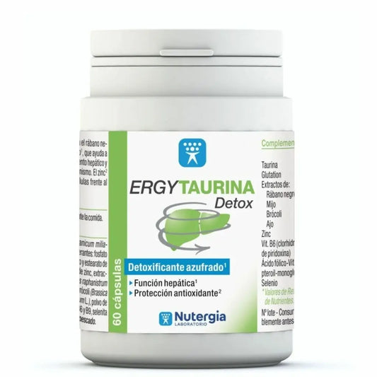 Nutergia Ergytaurin Detox , 60 capsules