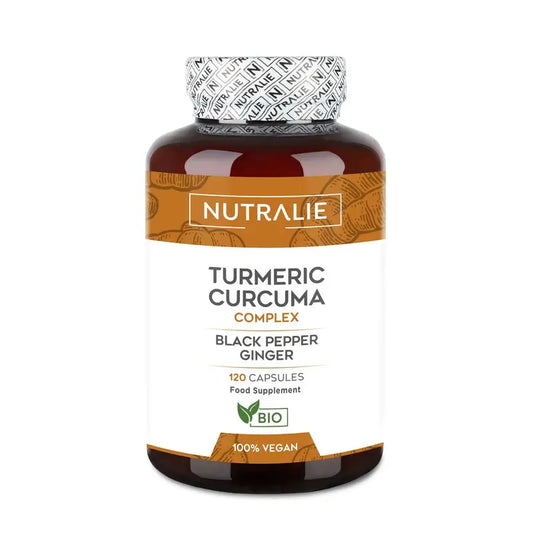 Nutralie Turmeric Complex Ginger & Organic Black Pepper , 120 capsules