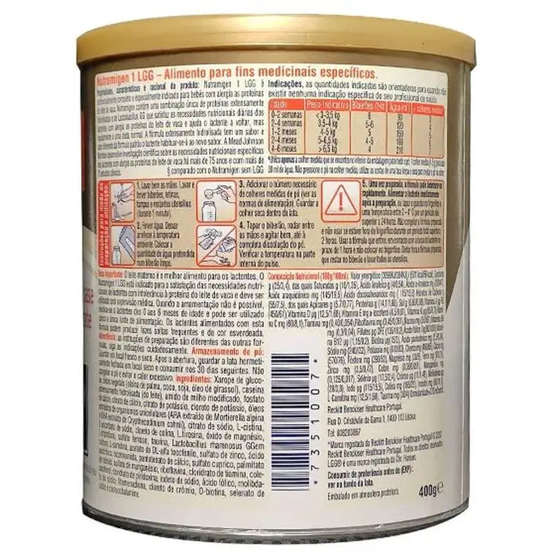 Nutramigen 1 Lgg Hypoallergen, 400 g
