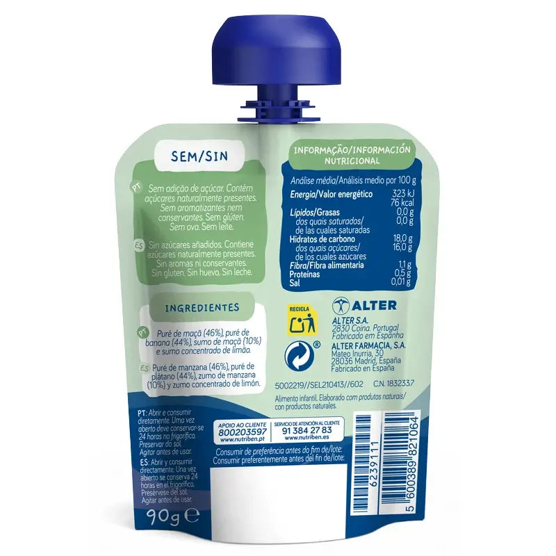 Nutriben Fruit&Go Apfel-Banane 90 g