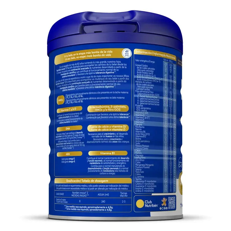 Nutribén Innova 2 Milch Fortsetzung, 800 g