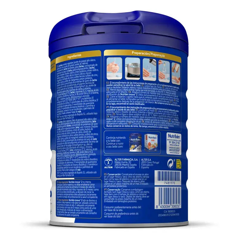 Nutribén Innova 2 Milch Fortsetzung, 800 g