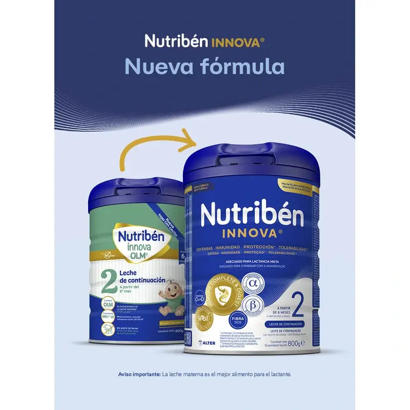 Nutribén Innova 2 Milch Fortsetzung, 800 g
