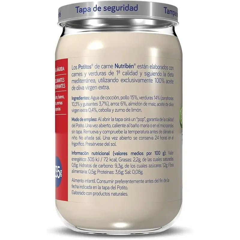 Nutriben Potito Huhn Erbsen und Karotten 235g