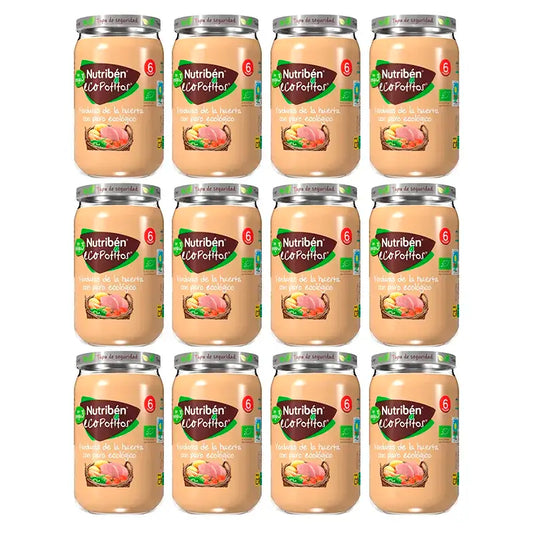 Nutriben Potito Eco Gemüsegarten Pute , 12 x 235 Gramm