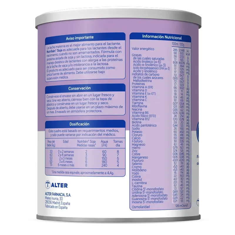 Nutribén Soja-Hydrolysat-Milch 400g