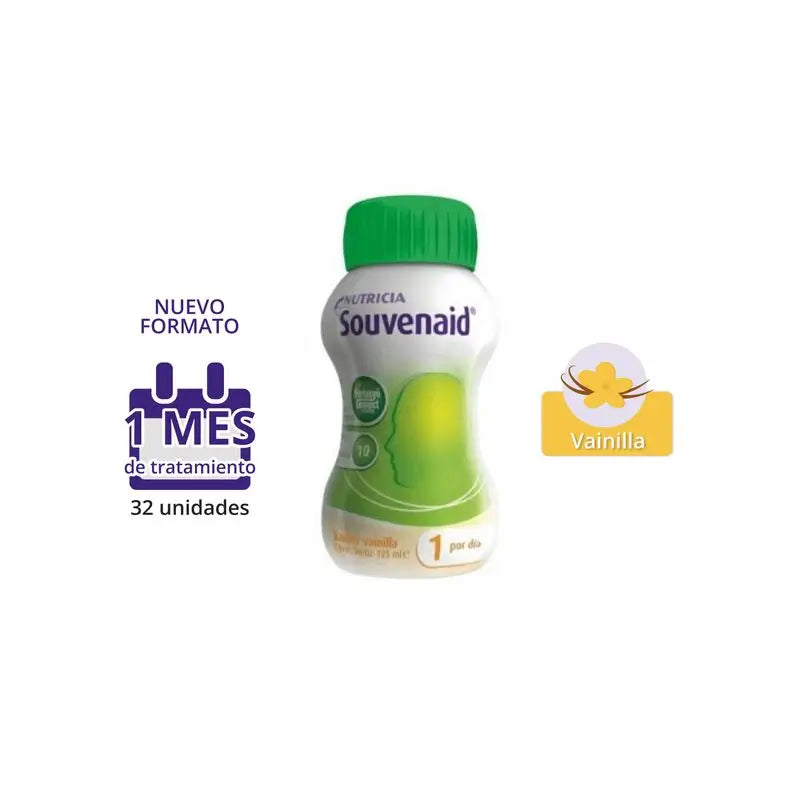Nutricia Souvenaid Smoothies Vanille-Geschmack, 4 Einheiten x 125 ml