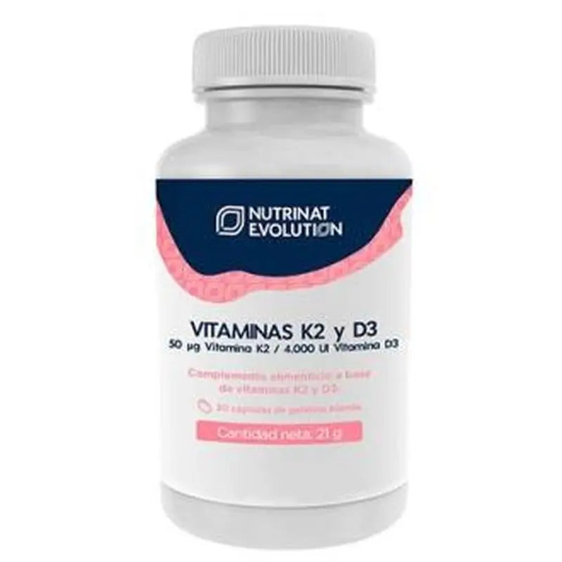 Nutrinat Evolution Vitamins K2 D3 30 Capsules