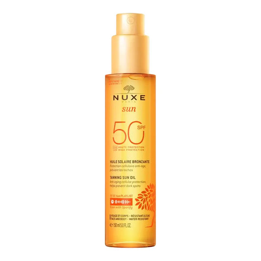 Nuxe Sun Bräunungsöl für Gesicht und Körper SPF 50