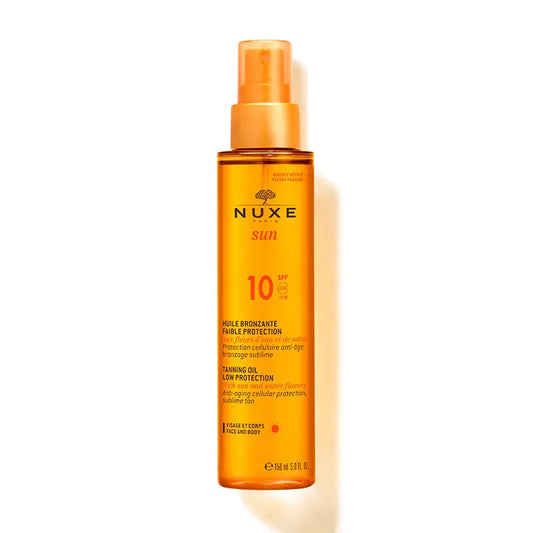 Nuxe Sun Tanning Oil Face and Body SPF 10 150 ml
