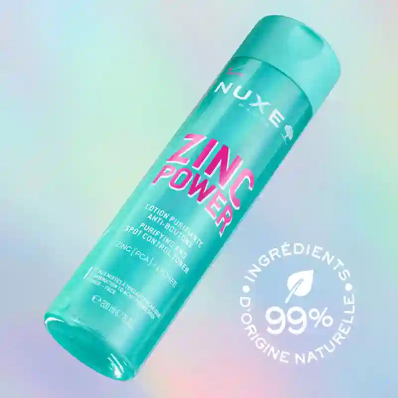 Nuxe Zink Power Reinigende und Flecken bekämpfende Lotion, 200 ml