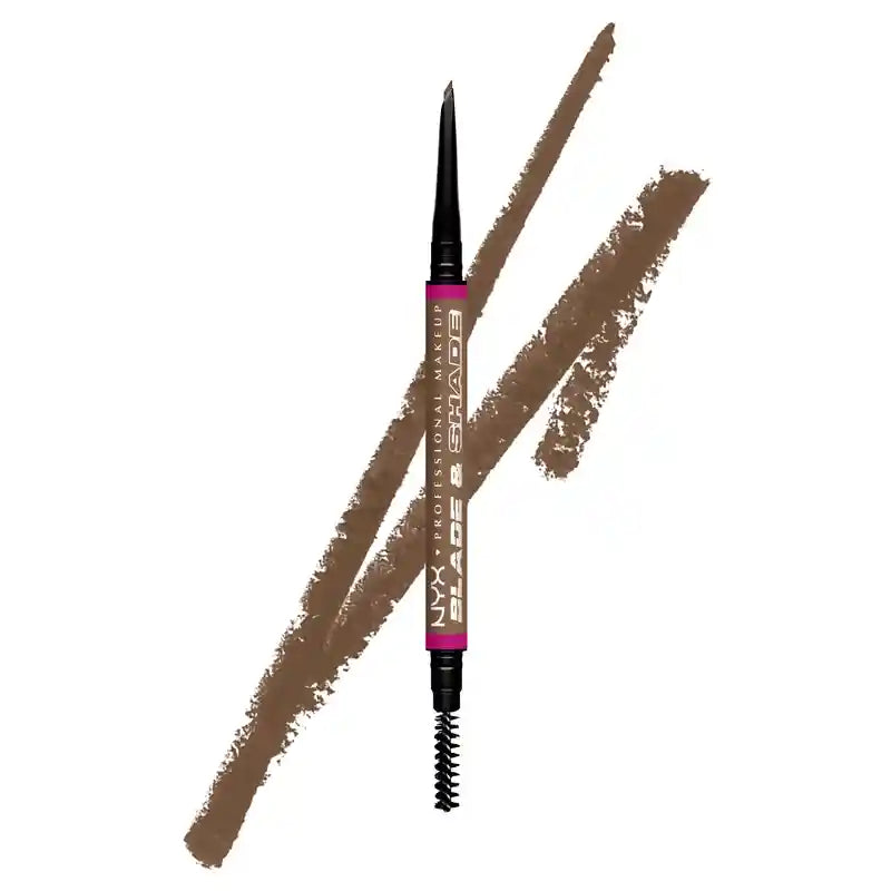 Nyx Blade & Shade Dual Pencil Augenbrauenstift, Taupe 04 , 0,06 gr
