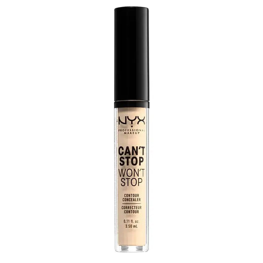 Nyx Can'T Stop Won'T Stop Noncomedogenic Concealer Shade 1 Pale für helle Haut , 3,5 ml