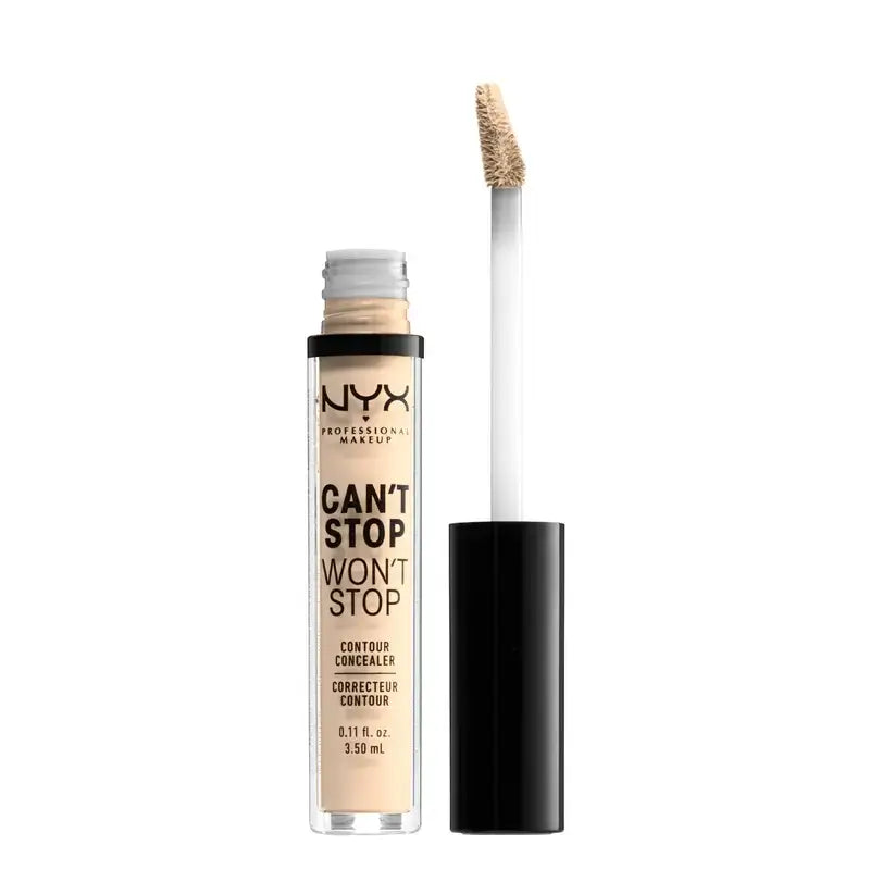 Nyx Can'T Stop Won'T Stop Noncomedogenic Concealer Shade 1 Pale für helle Haut , 3,5 ml