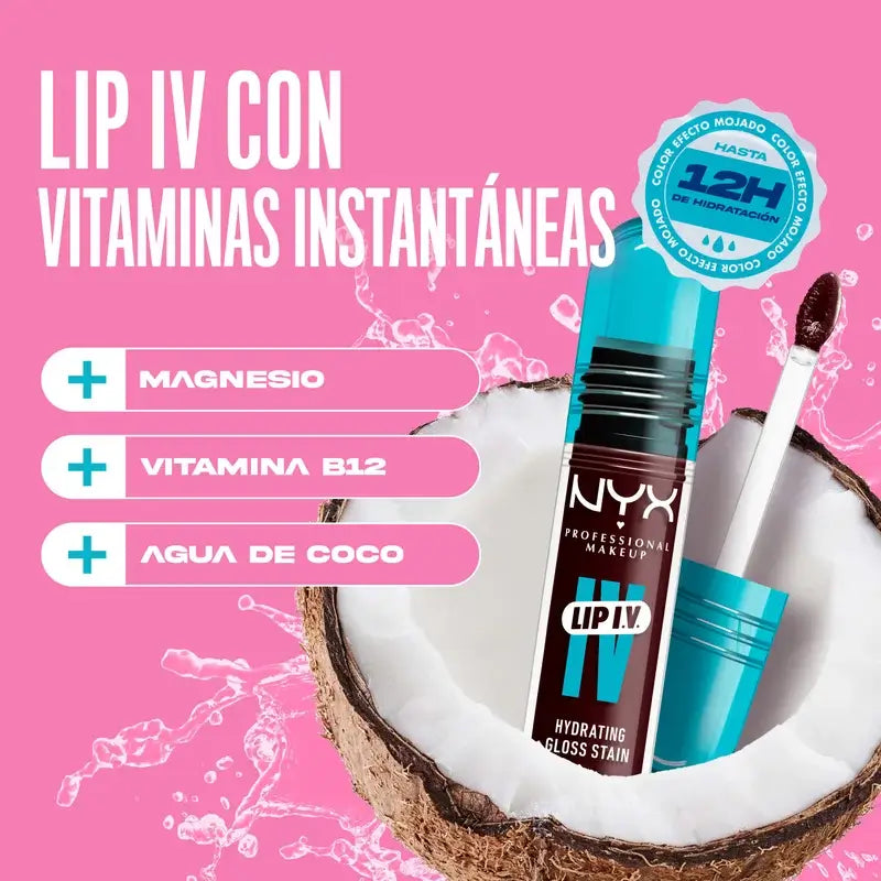 Nyx Lip Iv Lippenfarbe Water Bout Wine Farbton 15 , 5 ml