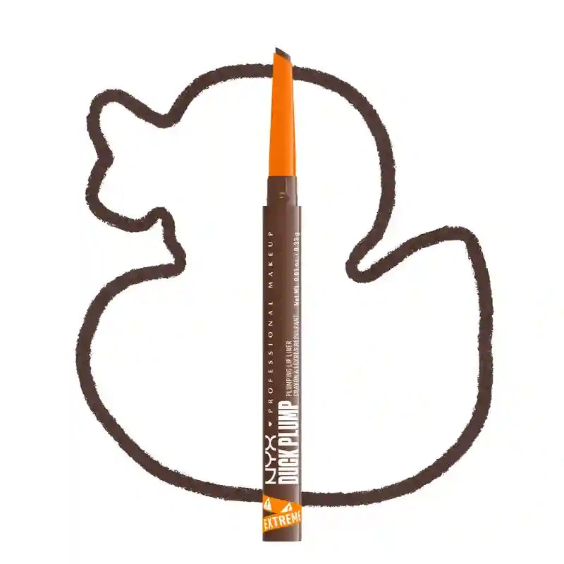 Nyx Duck Plump Volumising Lip Liner, Lippenkonturenstift, Spritze Sienna 10 , 0,33 g