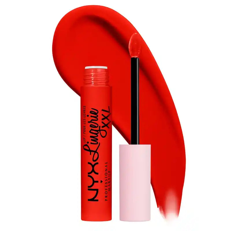 Nyx Lippenstift Lip Lingerie Xxl Fuego Lang anhaltend, matt, Farbton Fuego 27 , 4 ml