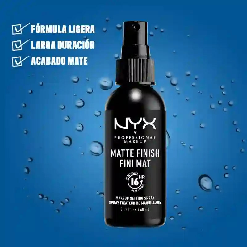 Nyx Professional Makeup Fixierspray Mattes Finish, lang anhaltend. , 60 ml