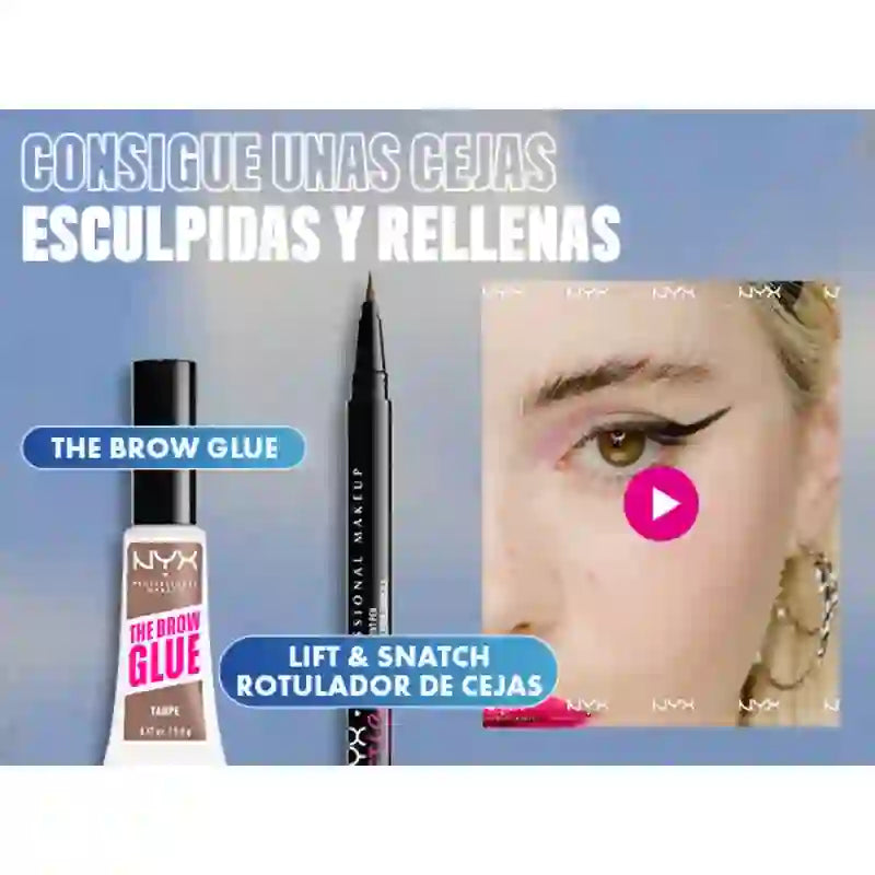 Nyx The Brow Glue, Langanhaltendes Brauengel, Farbton Taupe 02 , 5 g