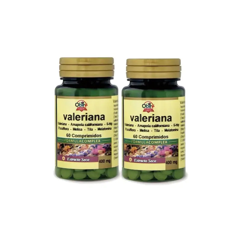 Obire Valeriana Complex, Packung mit 2 x 60 Tabletten