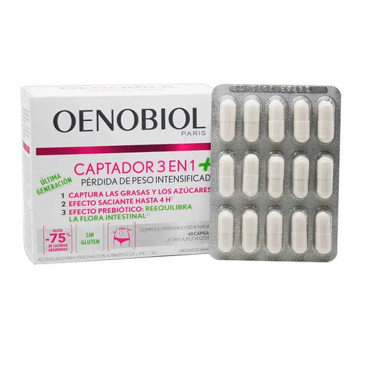 Oenobiol Captador 3 In 1 Sensor Plus, 60 capsules