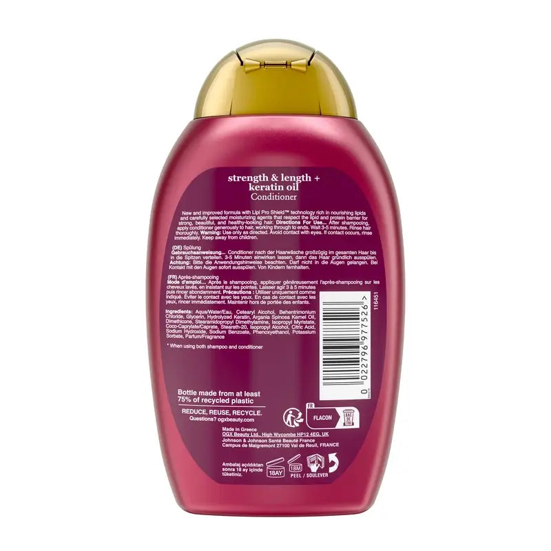OGX Keratin Oil Conditioner, sprödes Haar, 385 ml
