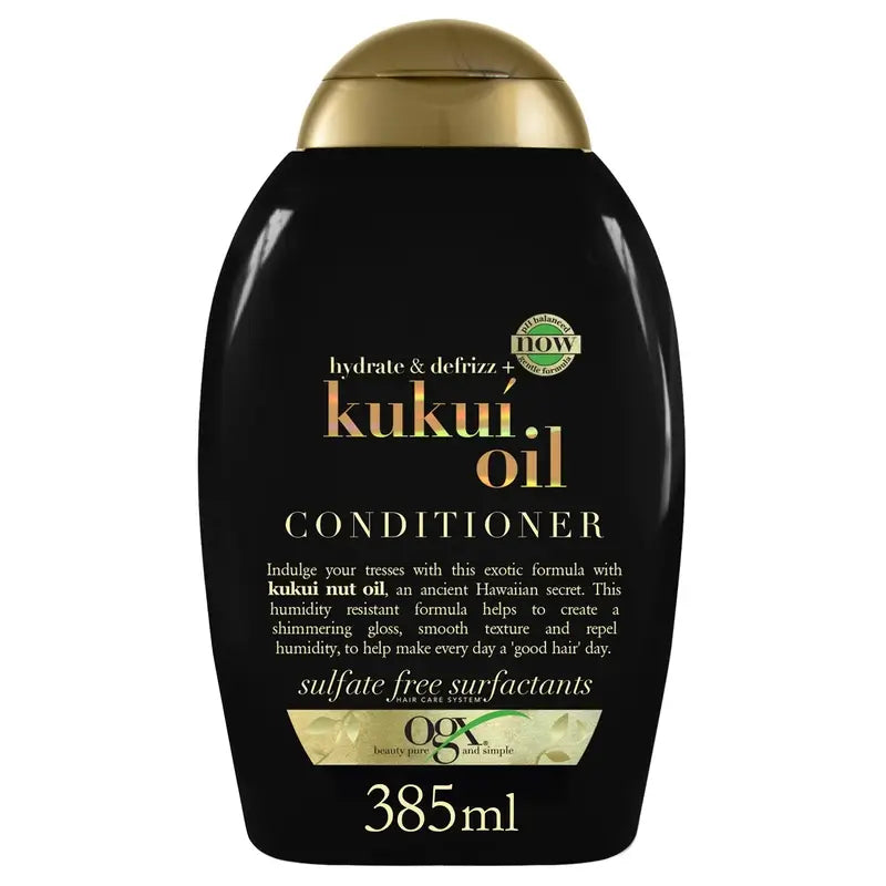 OGX Kukui-Öl Anti-Frizz-Spülung, 385 ml