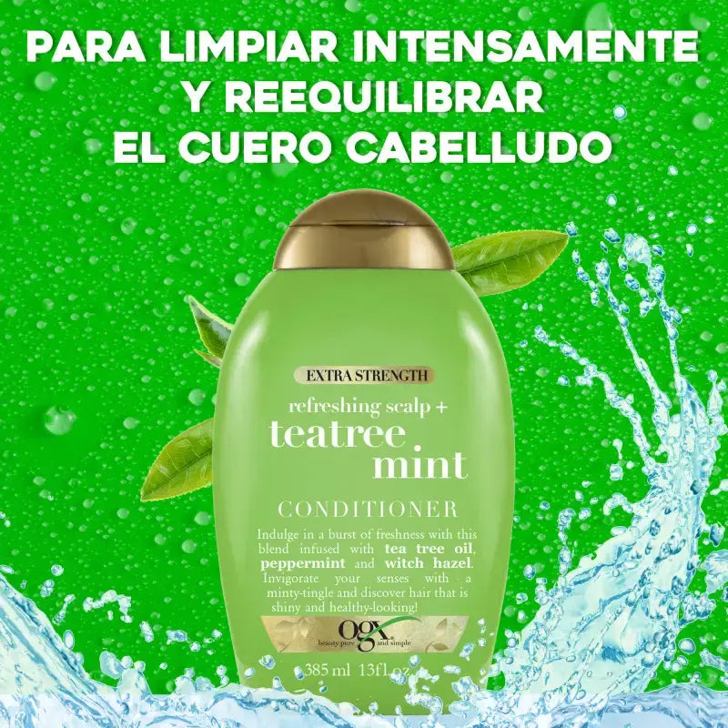 Ogx Ttx-Teatree Minze Extra, 385 ml