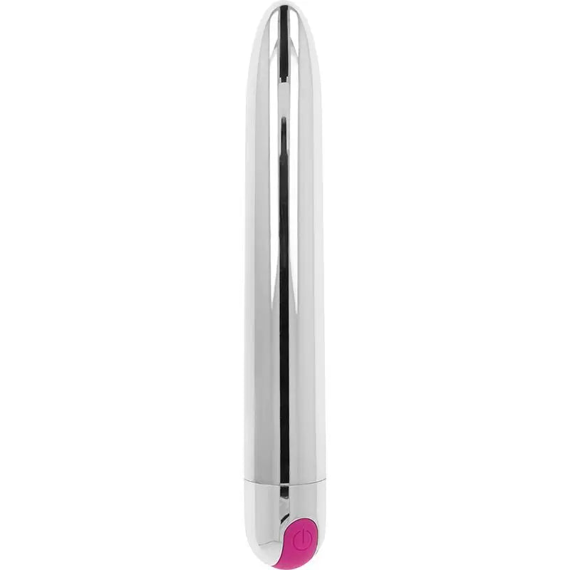 Ohmama Vibratoren Wiederaufladbare Silber Vibrator 10 Modi 18,5 Cm