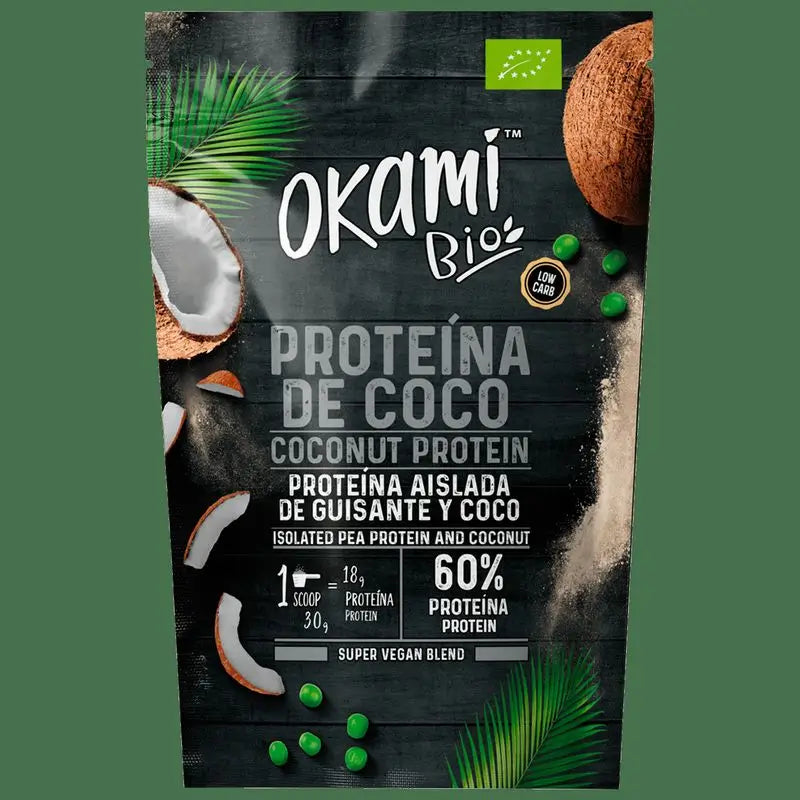 Okami Bio Erbsen & Kokosnuss Protein 500Gr. Bio Sg Vegan