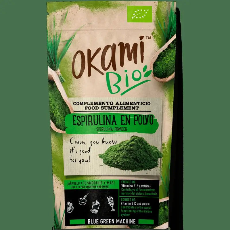 Okami Bio Spirulina Pulver 150Gr. Bio Sg Vegan
