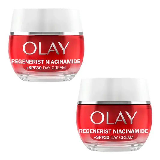 Olay Niacinamid Tagescreme Spf30, Packung 2 x 50ml