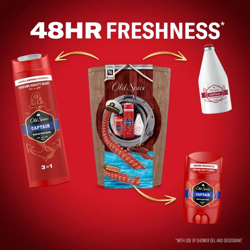 Old Spice Captain Barrel Geschenkset mit Duschgel