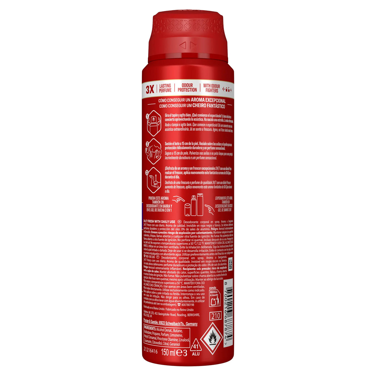 Old Spice Old Spice Rockstar Deodorant-Spray, 150 ml