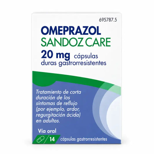 Omeprazol Sandoz Care Efg 20 mg, 14 magensaftresistente Kapseln