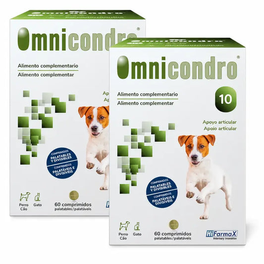 Omnicondro 10 Chondroprotectant for Dogs, Pack of 2 x 60 tablets