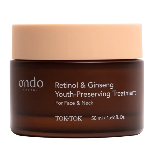 Ondo Beauty 36.5 Retinol & Ginseng Jugend bewahrende Behandlung, 50 ml