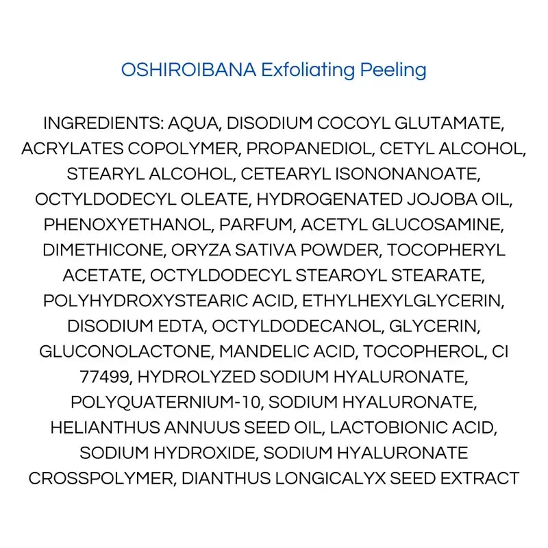 Onshindo Osaka Oshiroibana Gesichtspeeling, 75 ml