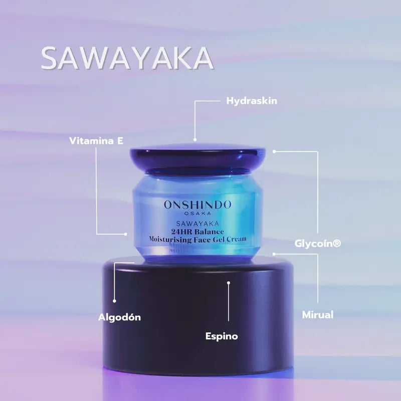 Onshindo Osaka Sawayaka Feuchtigkeitsspendende Gel-Creme 24Hr, 50 ml