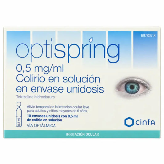 Optispring 0,5 Mg/ ml Augentropfen 10 Einzeldosis Lösung