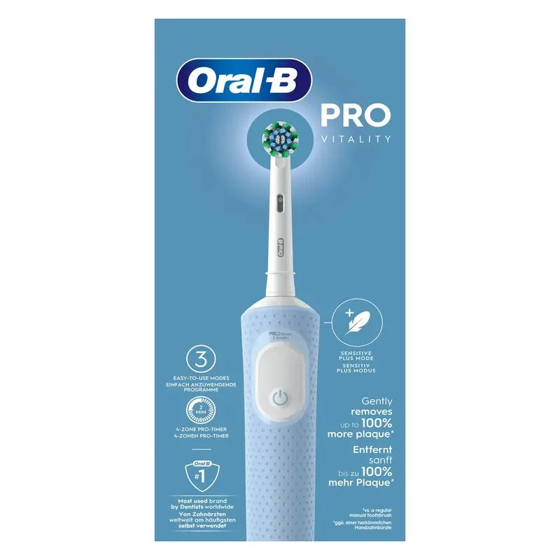 Oral-B Braun Braun Vitality Pro Wiederaufladbare Zahnbürste Blau