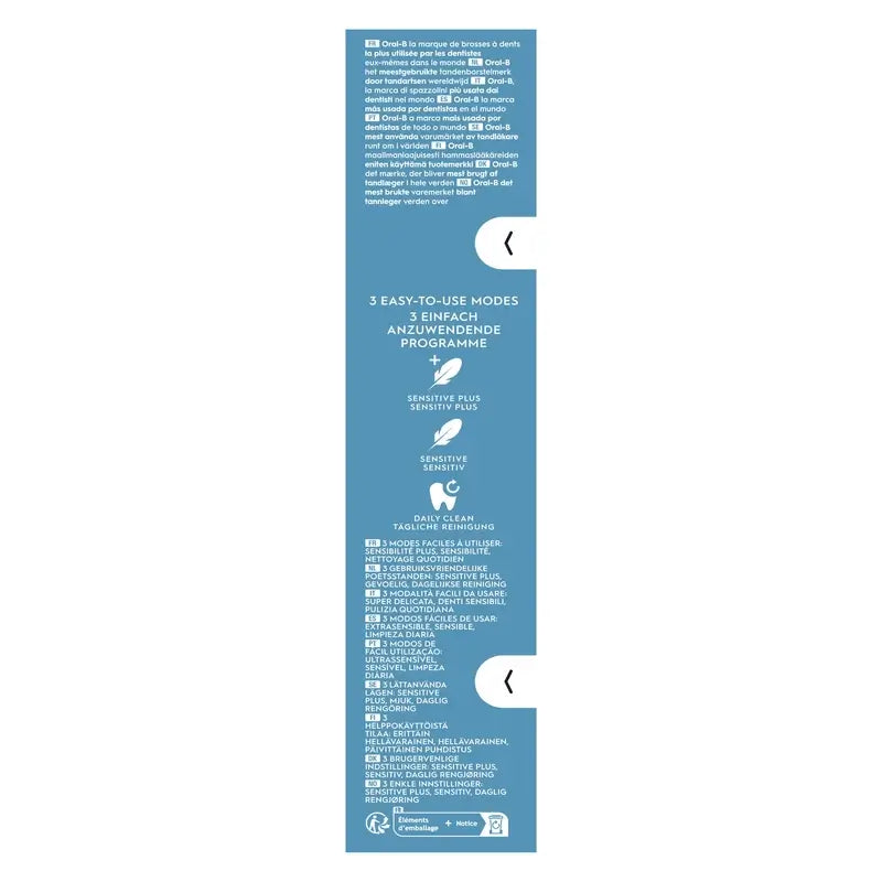Oral-B Braun Braun Vitality Pro Wiederaufladbare Zahnbürste Blau