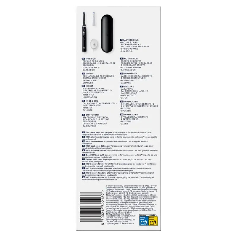 Oral-B Braun iO6 Elektrische Zahnbürste Schwarz