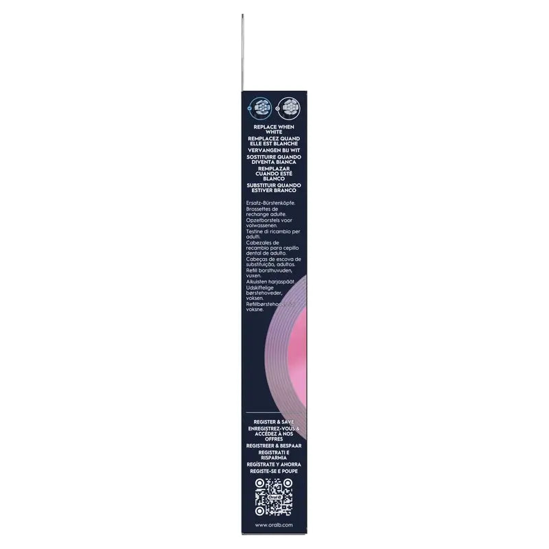 Oral-B Braun iO Gentle Care Nachfüllpackung Schwarz, 2 Stück.