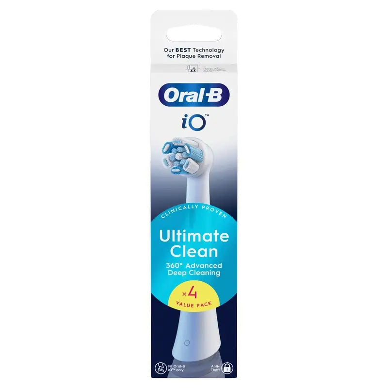 Oral-B iO Ultimate Clean Ersatzbürstenköpfe, 4er-Pack