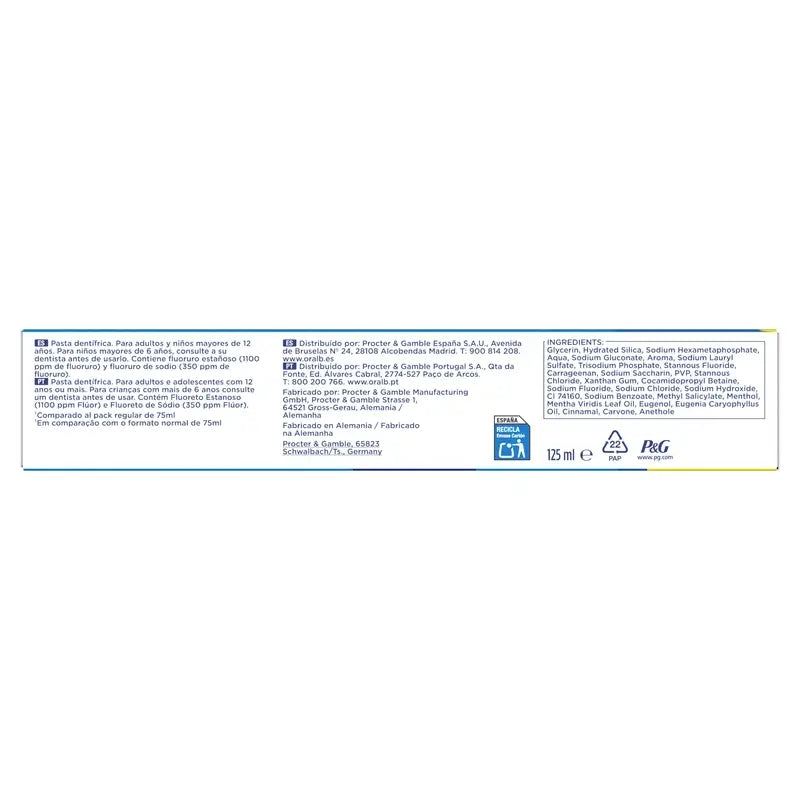 Oral-B Pro-Expert Professioneller Schutz, 125 ml