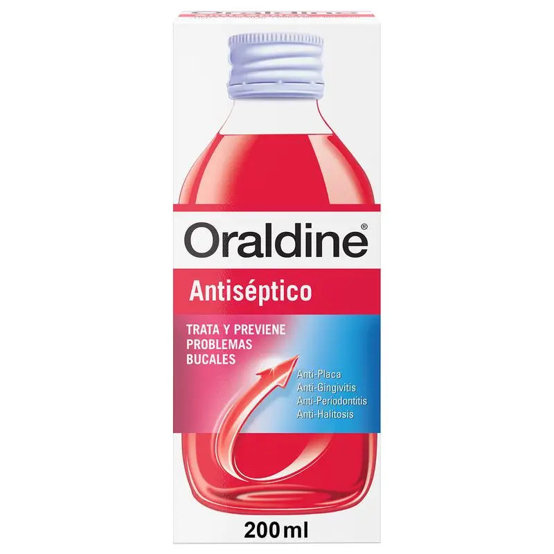 Oraldine Daily Use Antiseptic Antibacterial Mouthwash, 200 ml