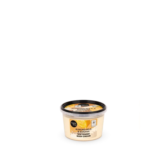 Organic Shop Mandel- und Bananenmilch Beruhigende Körpercreme, 250 ml
