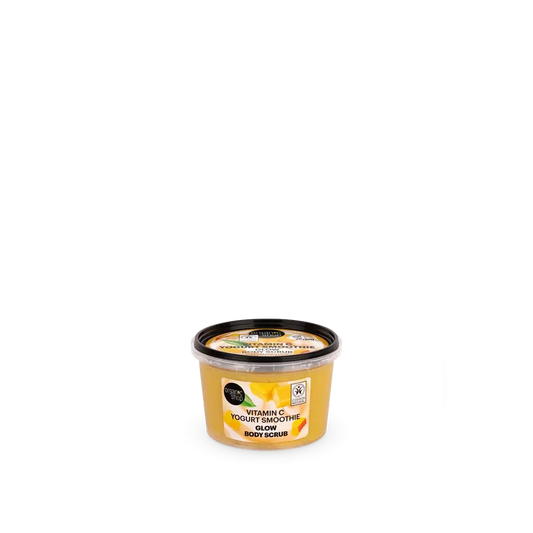 Organic Shop Glow Effect Yougur Smoothie Körperpeeling mit Vitamin C, 250 ml