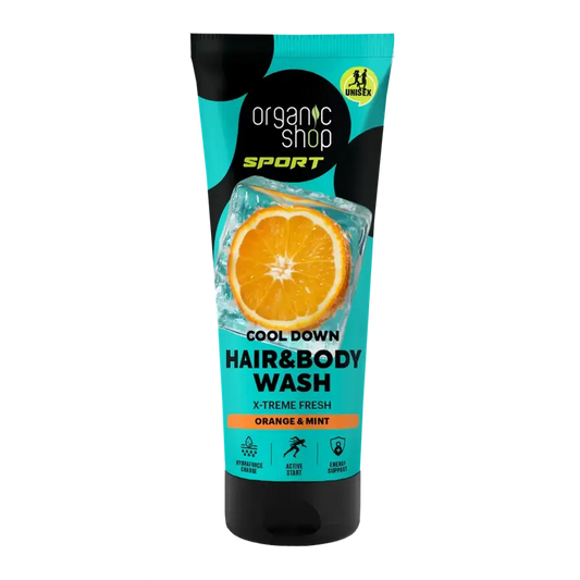 Organic Shop X-Treme Fresh Erfrischendes Duschgel & Shampoo, 200 ml